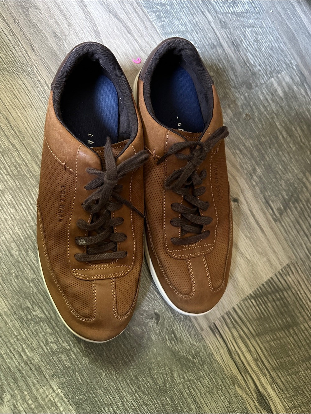 Cole Haan Men's GrandPro Turf Skyweave Sneakers brown size 8.5